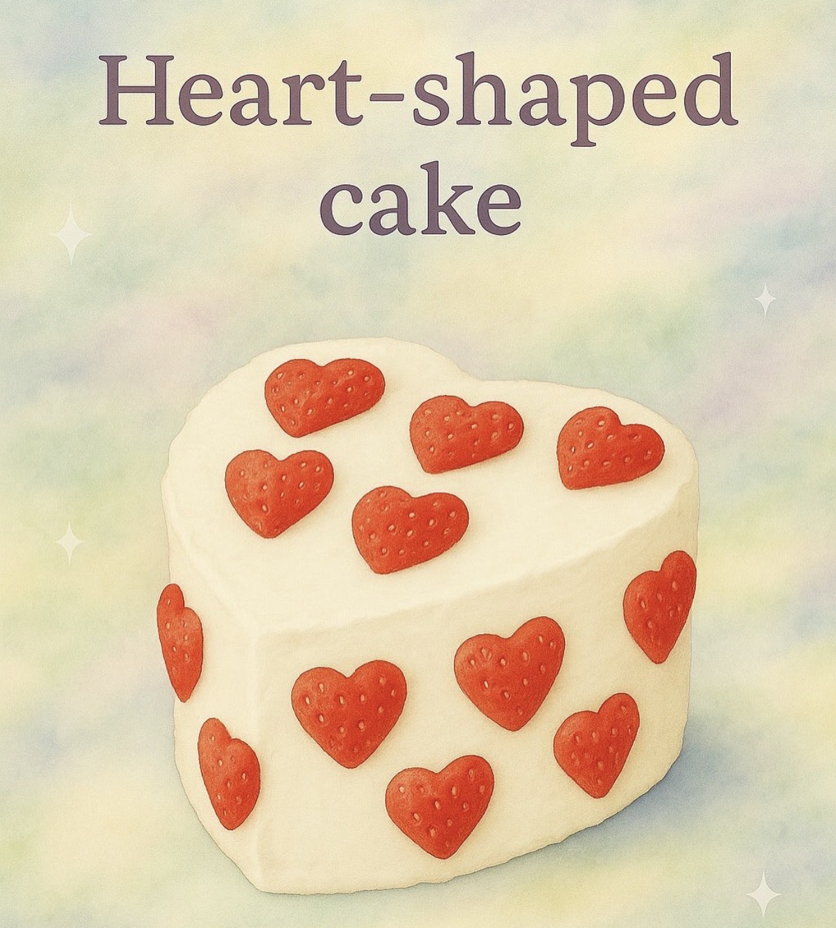 Heart-Shaped Cake illustration